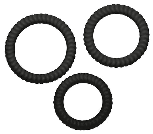 Conjunto de 3 Anéis Penianos em Silicone | You2Toys Lust³