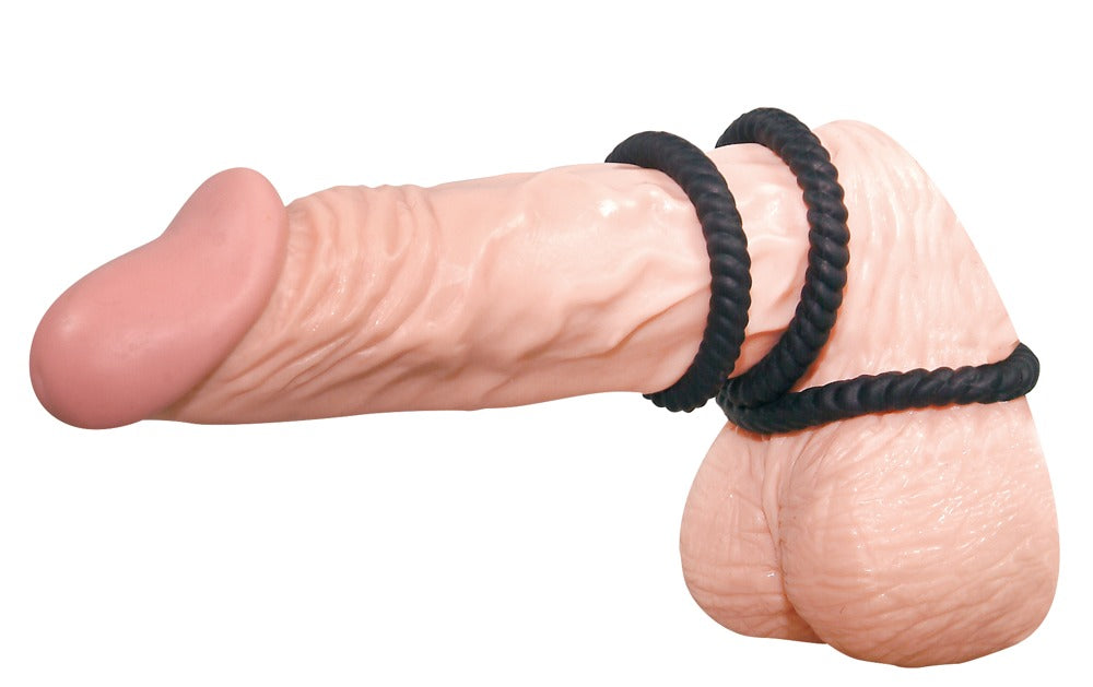 Conjunto de 3 Anéis Penianos em Silicone | You2Toys Lust³