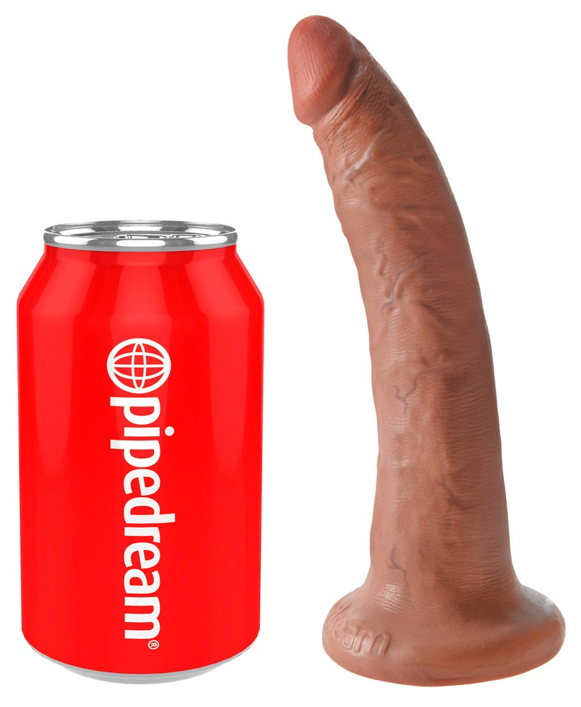 Dildo Realístico 7" com Ventosa | King Cock