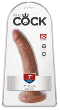 Dildo Realístico 7" com Ventosa | King Cock