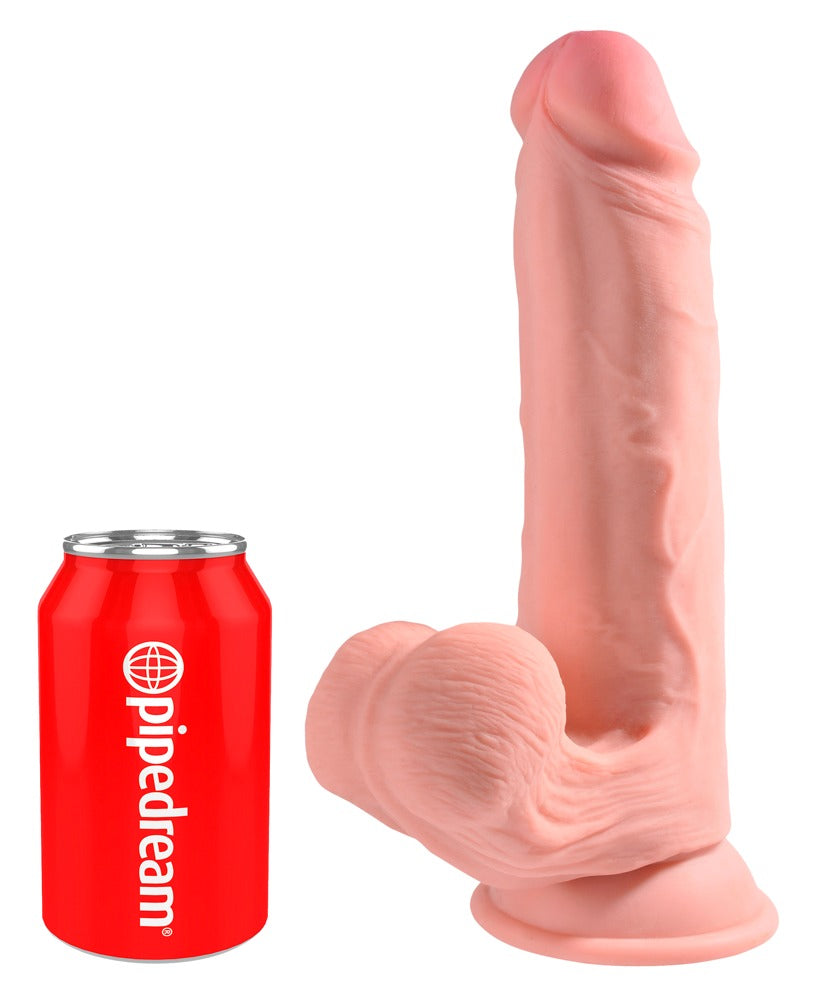 Pénis Realístico Tripla Densidade 22.9 cm com Ventosa | King Cock Plus