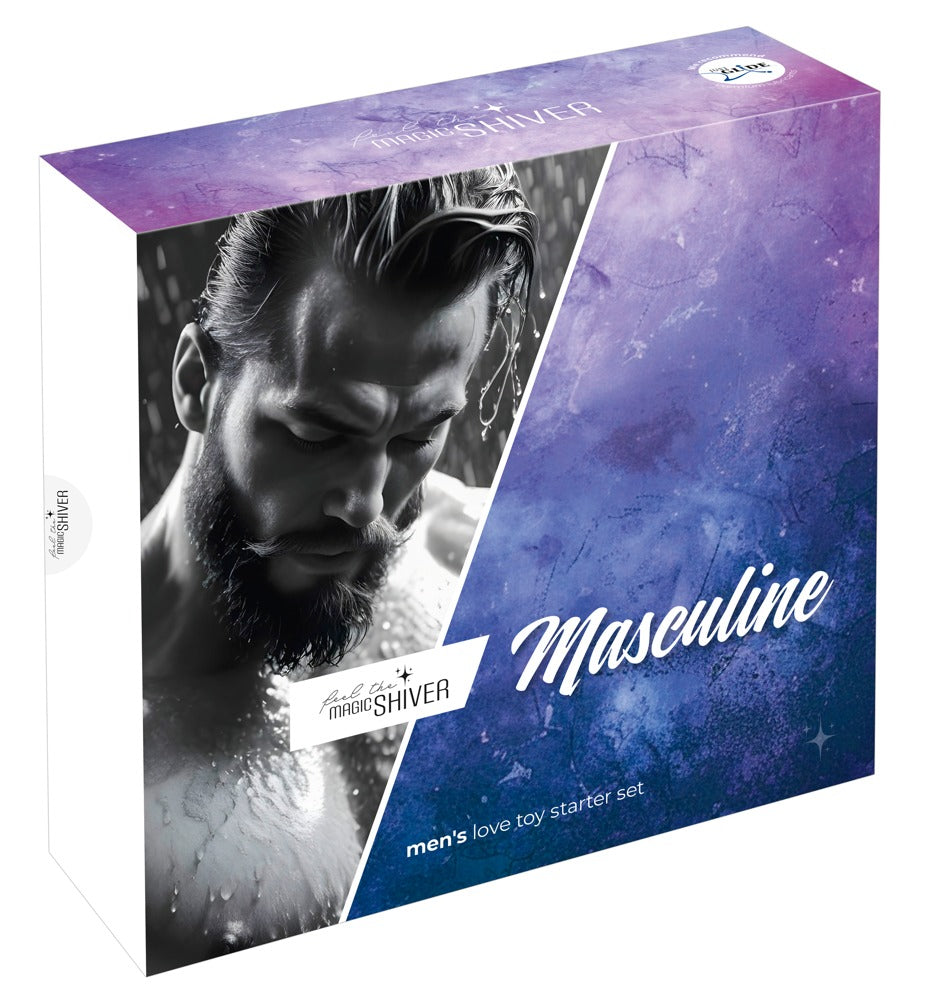 Kit Erótico Masculino para Iniciantes – 4 Peças Recarregável | Magic Shiver